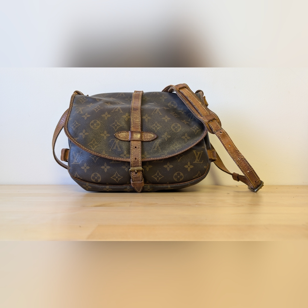 Louis Vuitton Brown Monogram Crossbody Bag